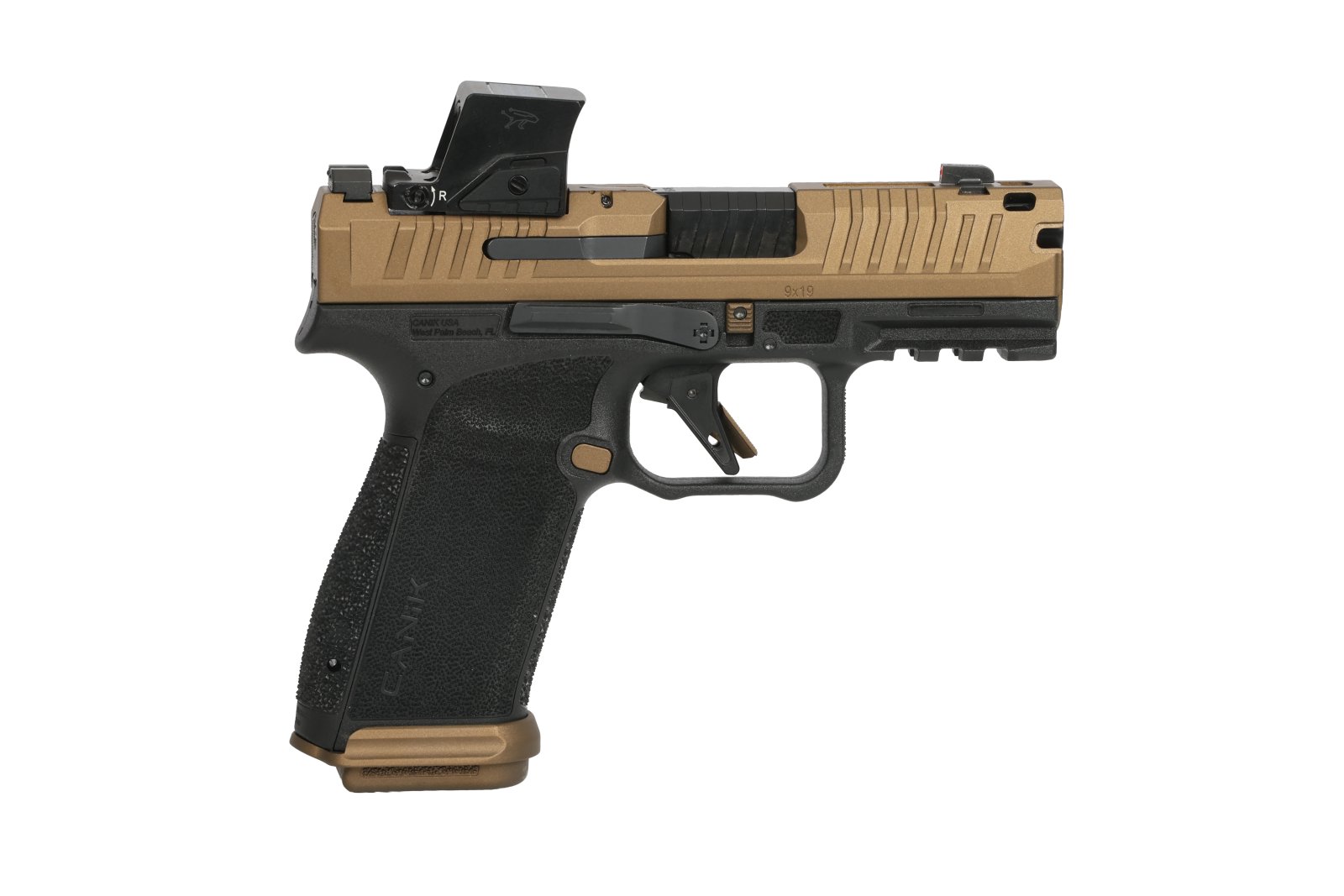 Canik HG8573LEV-N METE MC9 PRIME 9mm 3.64" Bronze Cerakote Semi-Auto Pistol