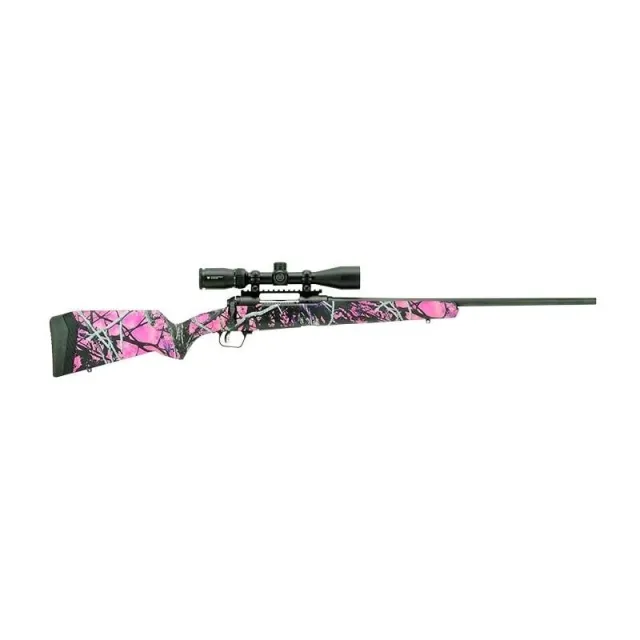 Savage Arms 57337 110 Apex Hunter XP 6.5 Creedmoor 4+1 24" Matte Black Metal Muddy Girl Synthetic Stock Vortex Crossfire II 3-9x40mm Scope - SAVAGE ARMS - 6.5 Creedmoor