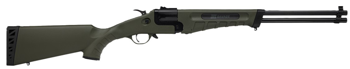 Savage 42 Takedown .22 WMR 20in Single Shot OD Green Over/Under Rifle 23001