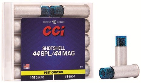 CCI 3744 Shotshell 44 Special/44 Rem Mag 140 Grain #9 Shot 10 Rounds - CCI - SHOTSHELL #9 SHOT
