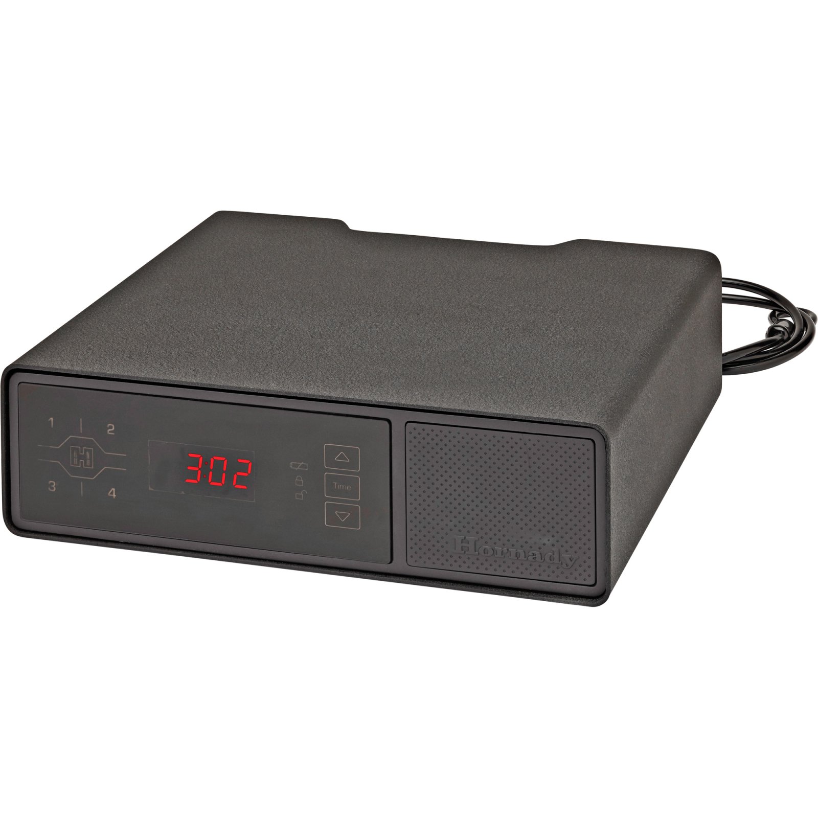 Hornady 98215 RAPiD Safe Night Guard Black Steel Holds 1 Handgun 3 in