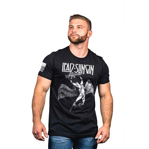 Nine LINE APPAREL MENS TSHIRT ZEPPLIN BLACK M - NINE LINE APPAREL