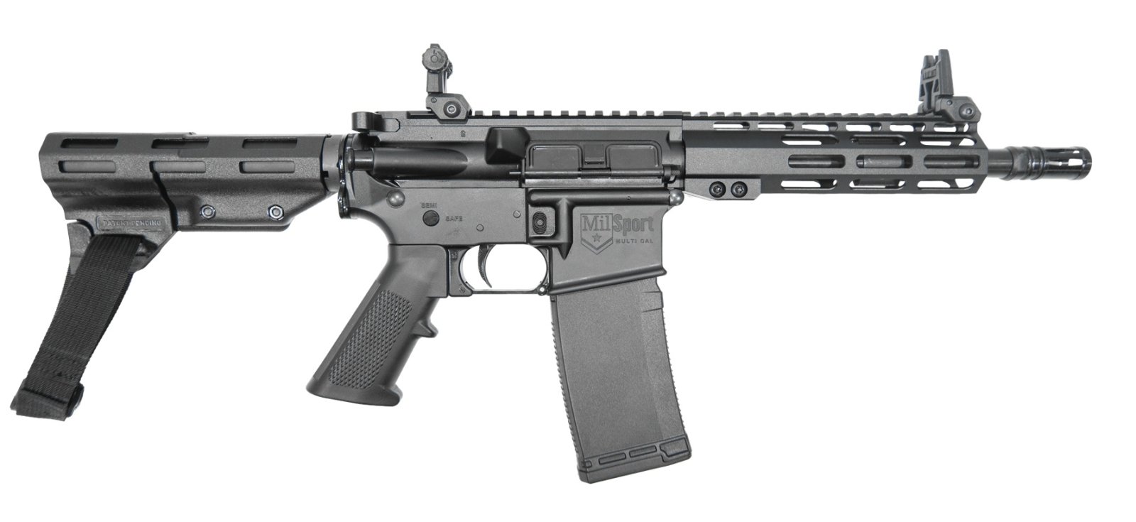 American Tactical Inc ATIG15MS300ML7TB Milsport 300 AAC Blackout 8.5" Matte Black Semi-Auto Pistol
