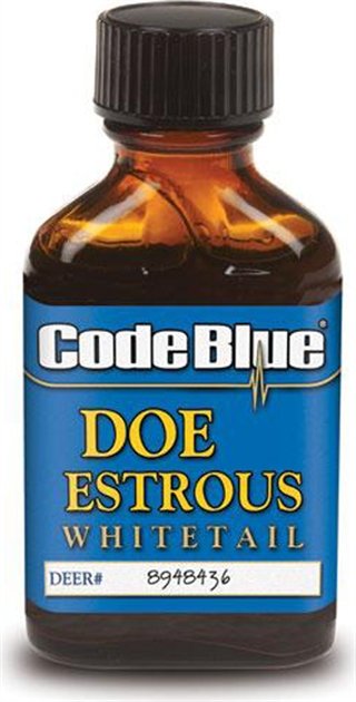 Code Blue OA1001 Doe Estrous Deer Attractant 1oz Bottle - Code Blue - DEER