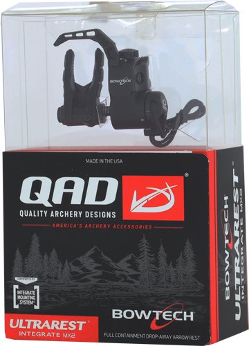 QAD UBMX2BK-R Ultrarest Integrate MX2 Bowtech Black RH Arrow Rest