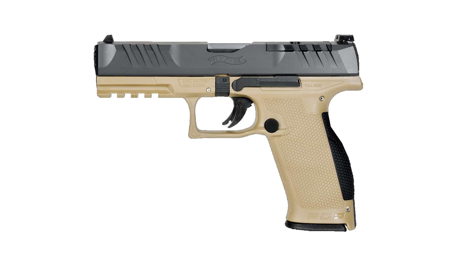 Walther PDP Optic Ready 9mm Luger 4.50" 18+1 Black Steel Slide Performance Duty Textured Polymer - Walther - 9mm