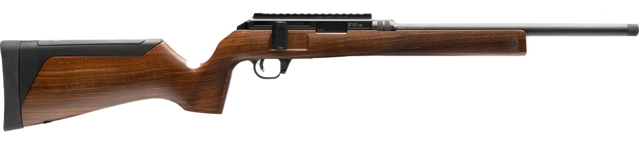 Walther 5800400 Hammerli Force B1 .22LR Rifle, 22" Barrel, Walnut/Brown