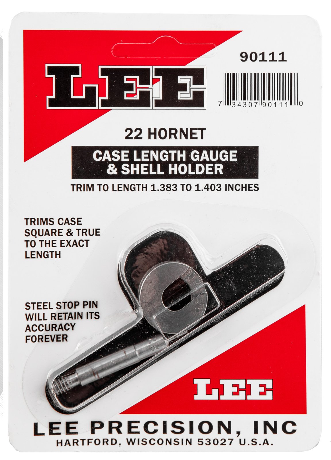 Lee 300 Savage Case Length Gauge/Shell Holder Md: 90138 - Lee Precision - 300 Savage