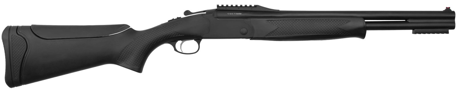 Charles Daly 930384 202AXT 12GA Tactical O/U, 20" Barrel, Black Synthetic