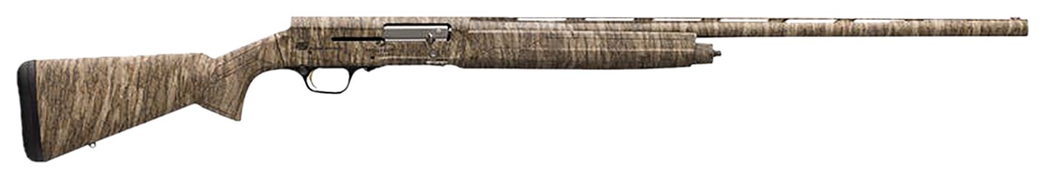 Browning A5 12 Gauge Semi Auto 26 in Barrel Mossy Oak Bottomland 4+1 - Browning - 12 Gauge