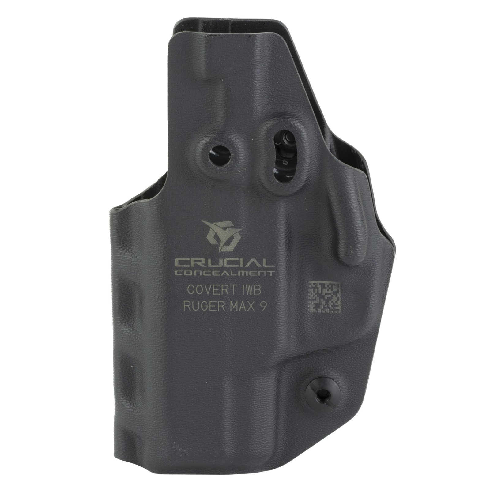 Crucial Concealment 1205 Covert IWB Holster, Kydex, Black, Ruger Max-9 - Crucial Concealment