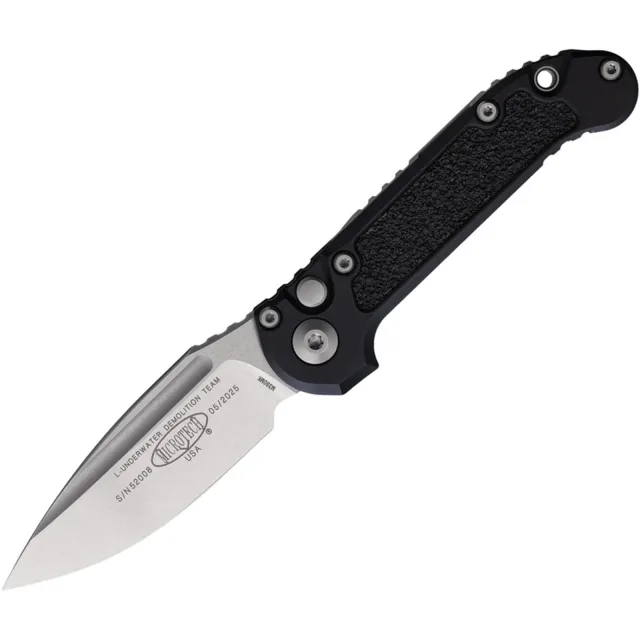 Microtech LUDT G3 1135-10 3.5 In SE Stonewash Black ALU HNDL