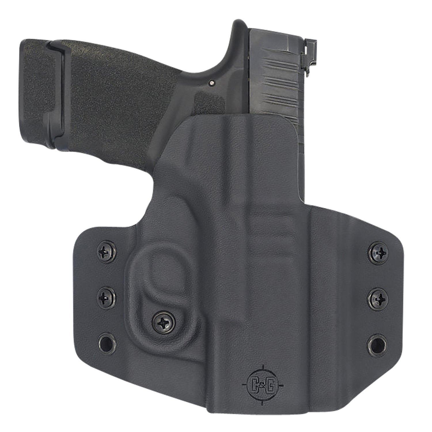 C&G Holsters 0950100 Covert OWB Black Kydex Belt Loop Fits Springfield ... - C&G Holsters - BLACK