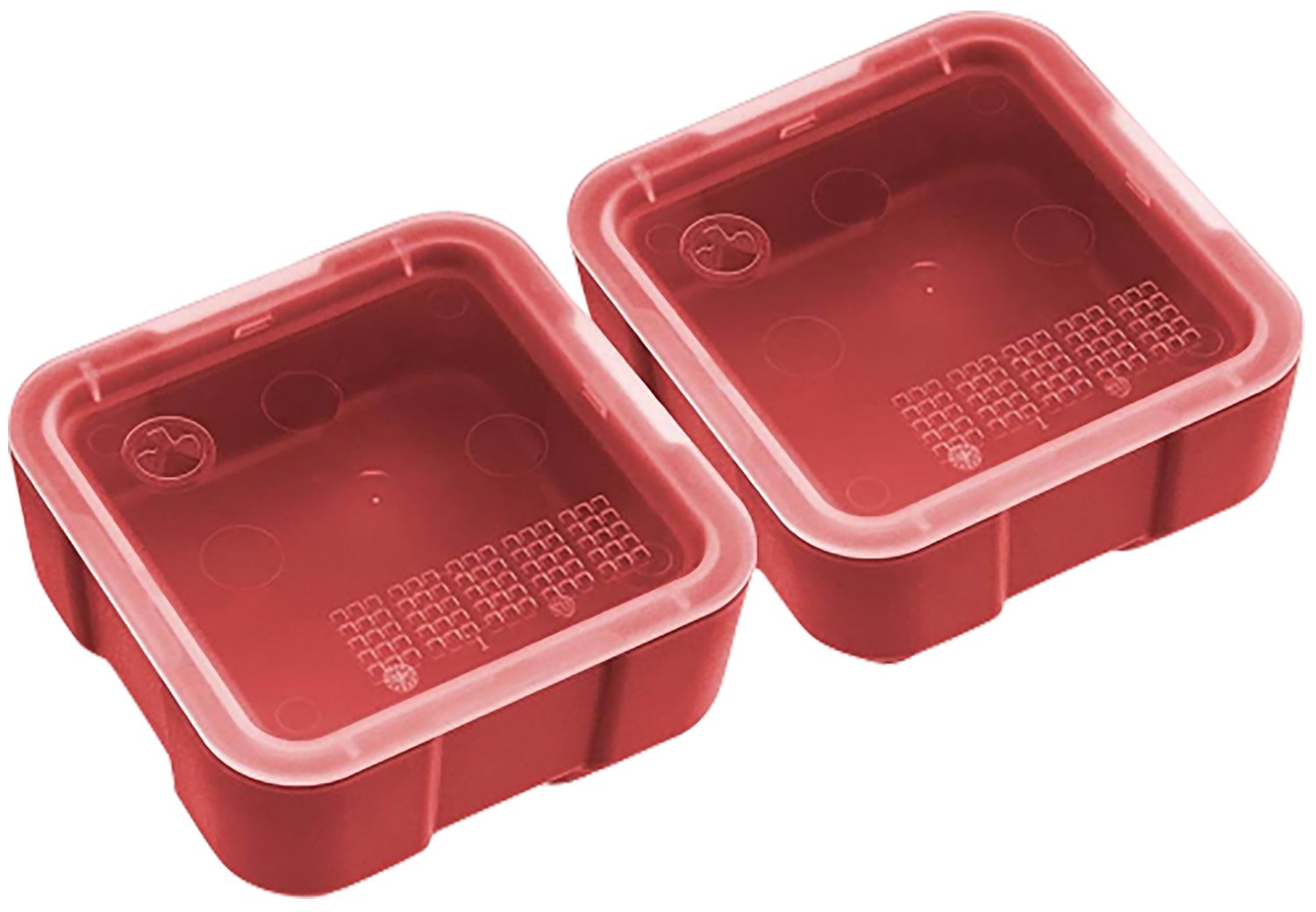 Magpul MAG1390RED DAKA Storage Bin Red Polymer with Transparent Lid - Magpul Industries - DAKA