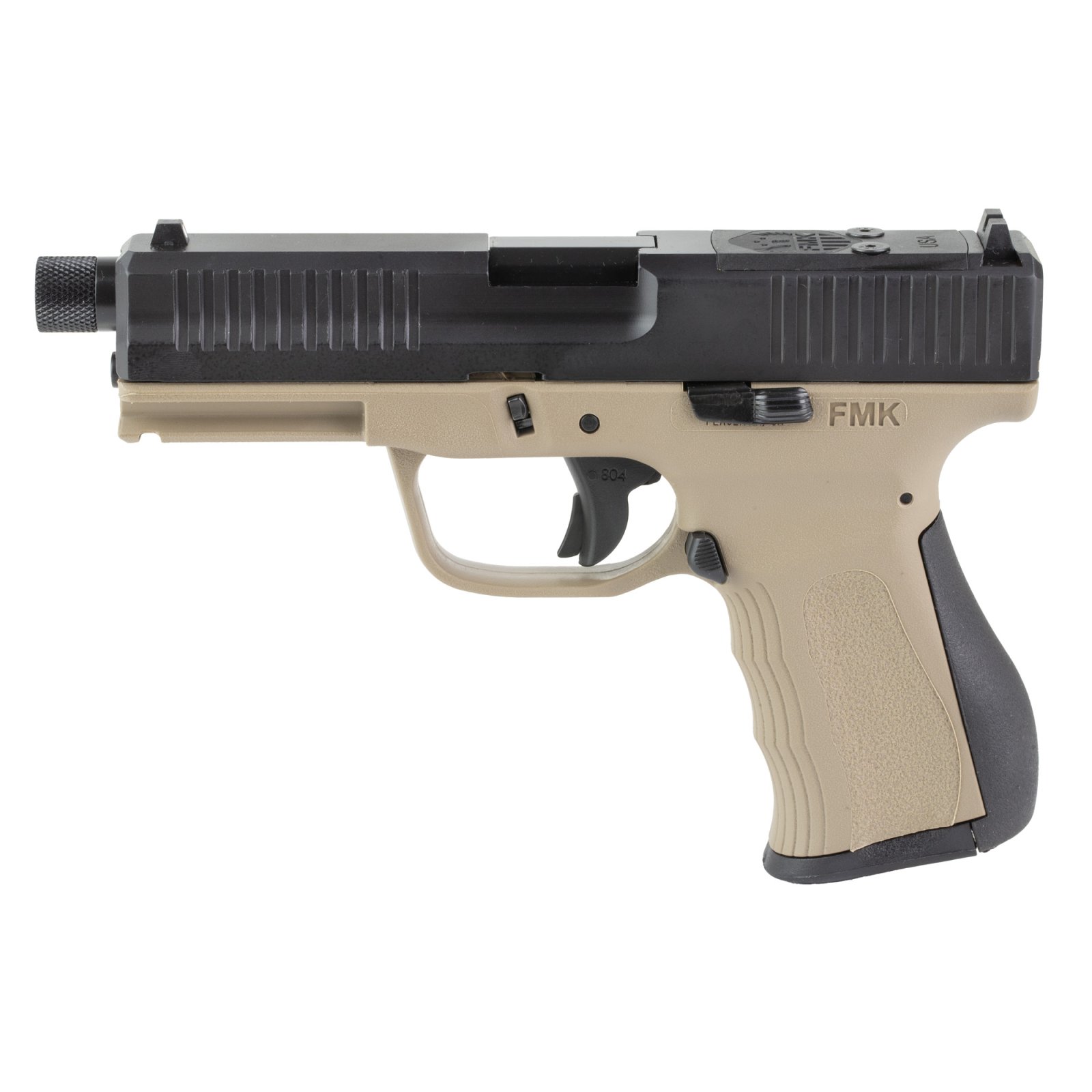 Buy FMK G3 Threaded Barrel Pistol 9mm 4.5 in. Dark Earth w/ Glock Comp Sights 14 rd. online