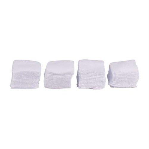 Brownells Square Cotton Flannel Patches 1.375" .22/.270 CAL100 Pack