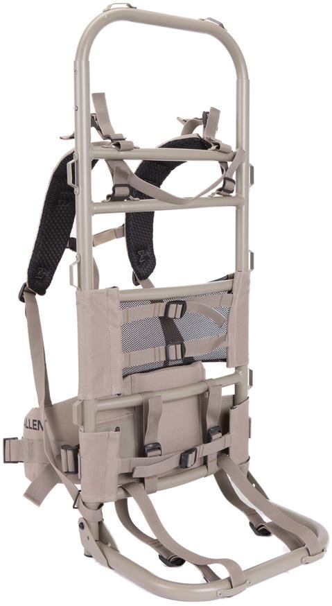 Allen 1932 Rock Canyon Pack Frame, Aluminum, Padded Belt, Tan