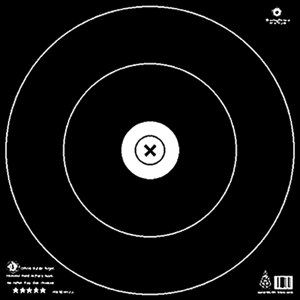 Maple Leaf NFH-65 Target Face 65cm 25pk Tear-Resistant NFAA Hunter Round