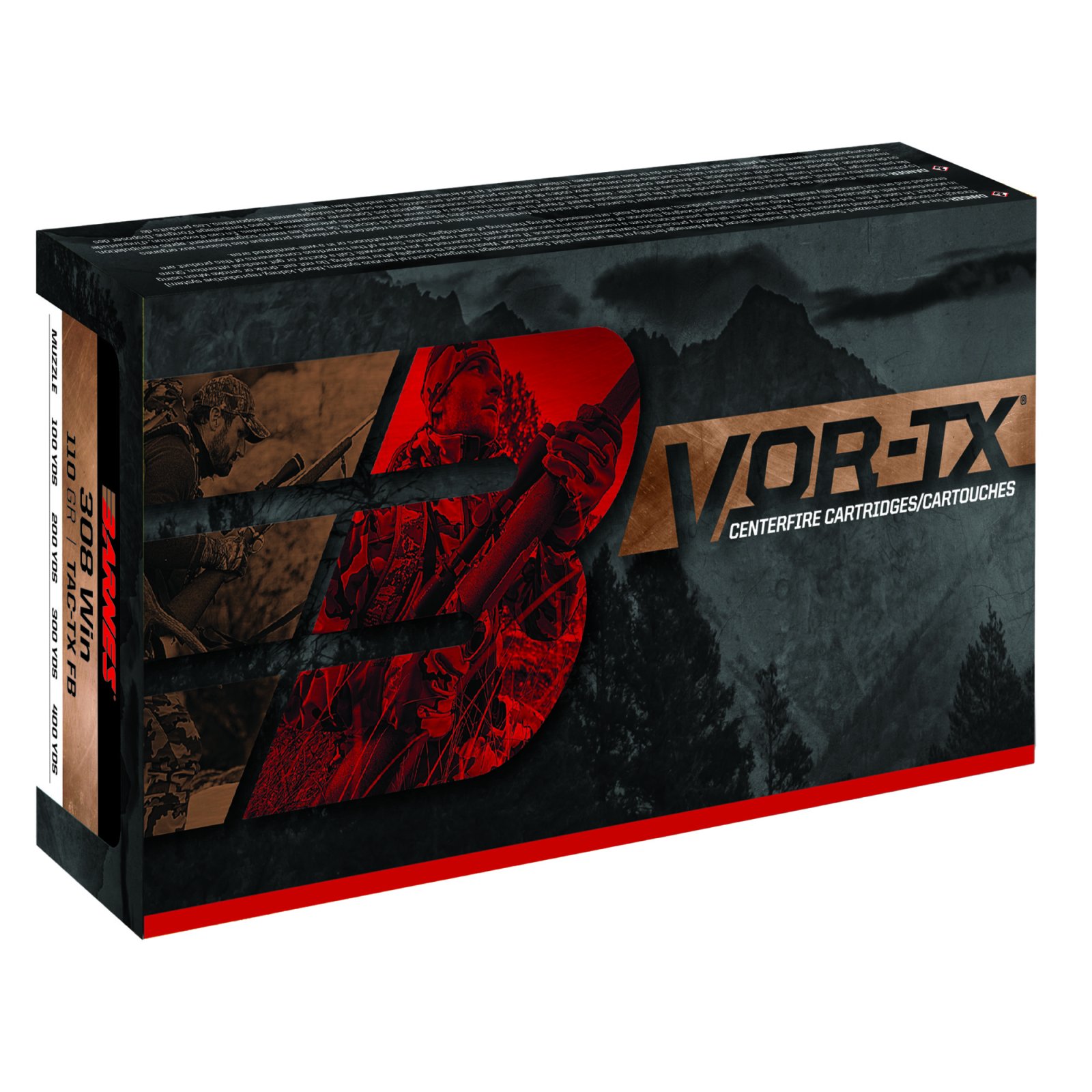 Barnes Bullets VOR-TX 350 Legend 170 Grain TSX Flat Base 20 Rounds