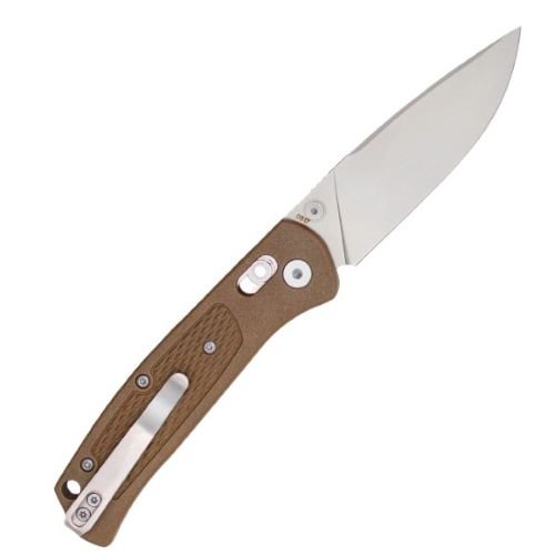 CobraTec EDC Scout Grivory Bar Lock Knife Folding Blade Mocha - CobraTec Knives