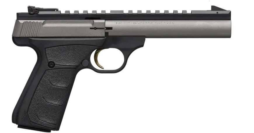 Browning Buck Mark Field Target 22LR 5.5in Tungsten Rimfire Pistol 51586490 - Browning - 22 LR