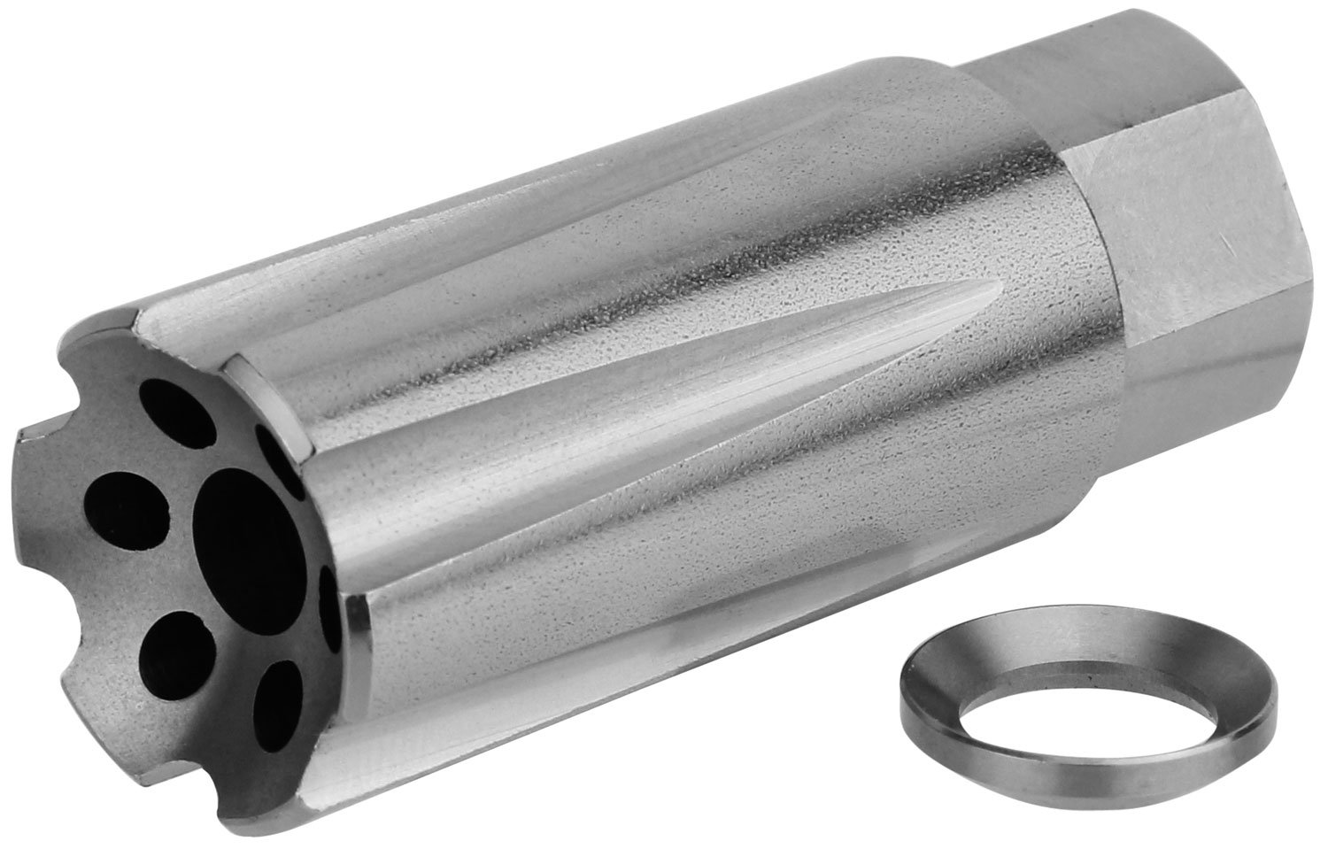 Buy TacFire MZ1020SS Linear Compensator Stainless Steel 1/2"-28 tpi AR-15 online