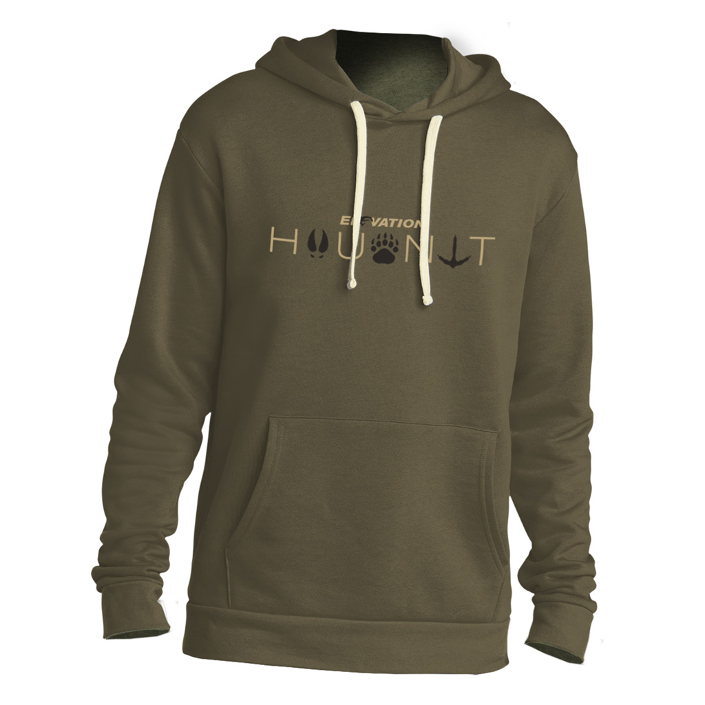 Elevation Tracks Hoody 811314029799 Hunter Green Large 60/40 Cotton/Poly Blend - Elevation