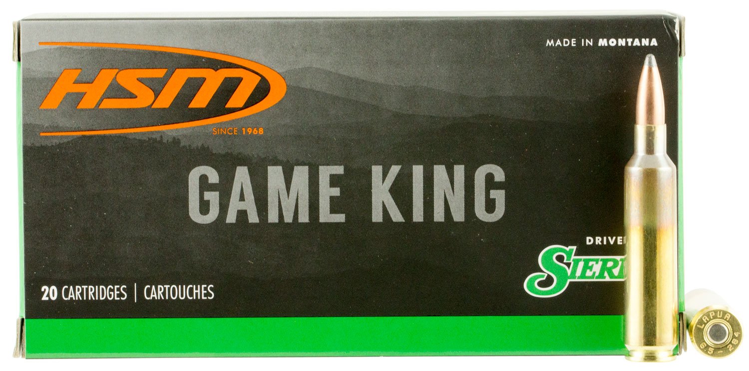 Buy HSM Ammunition 6.5x284 Norma 140gr Sierra GameKing BT 20 Rounds Rifle online