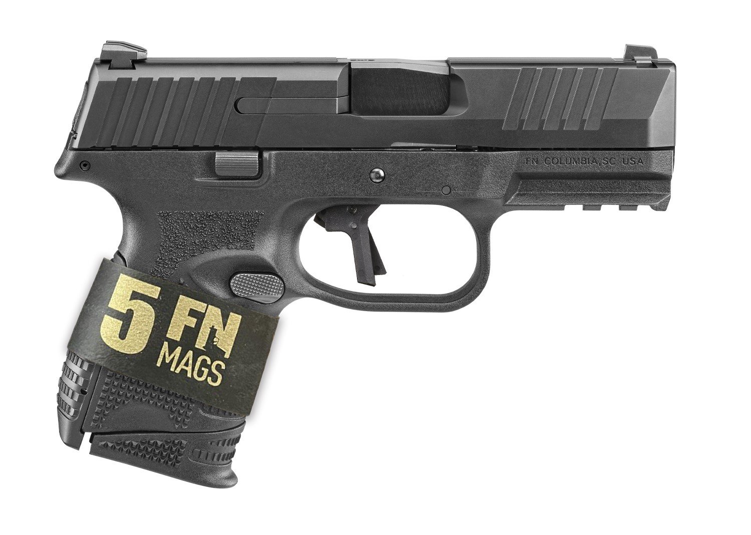 FN 509 Compact 9mm Luger Pistol Bundle