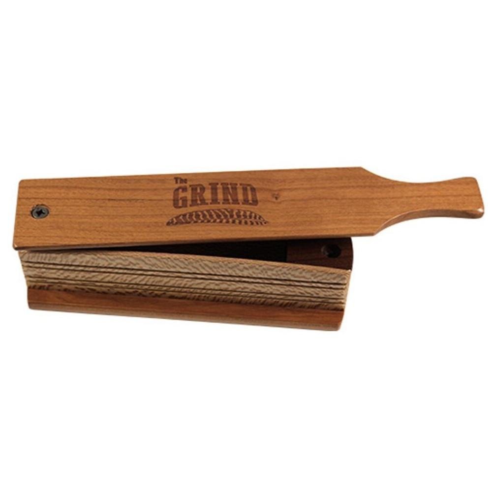 The Grinder TG8543 Turkey Call Box, Cherry Lid, Sycamore, USA Made