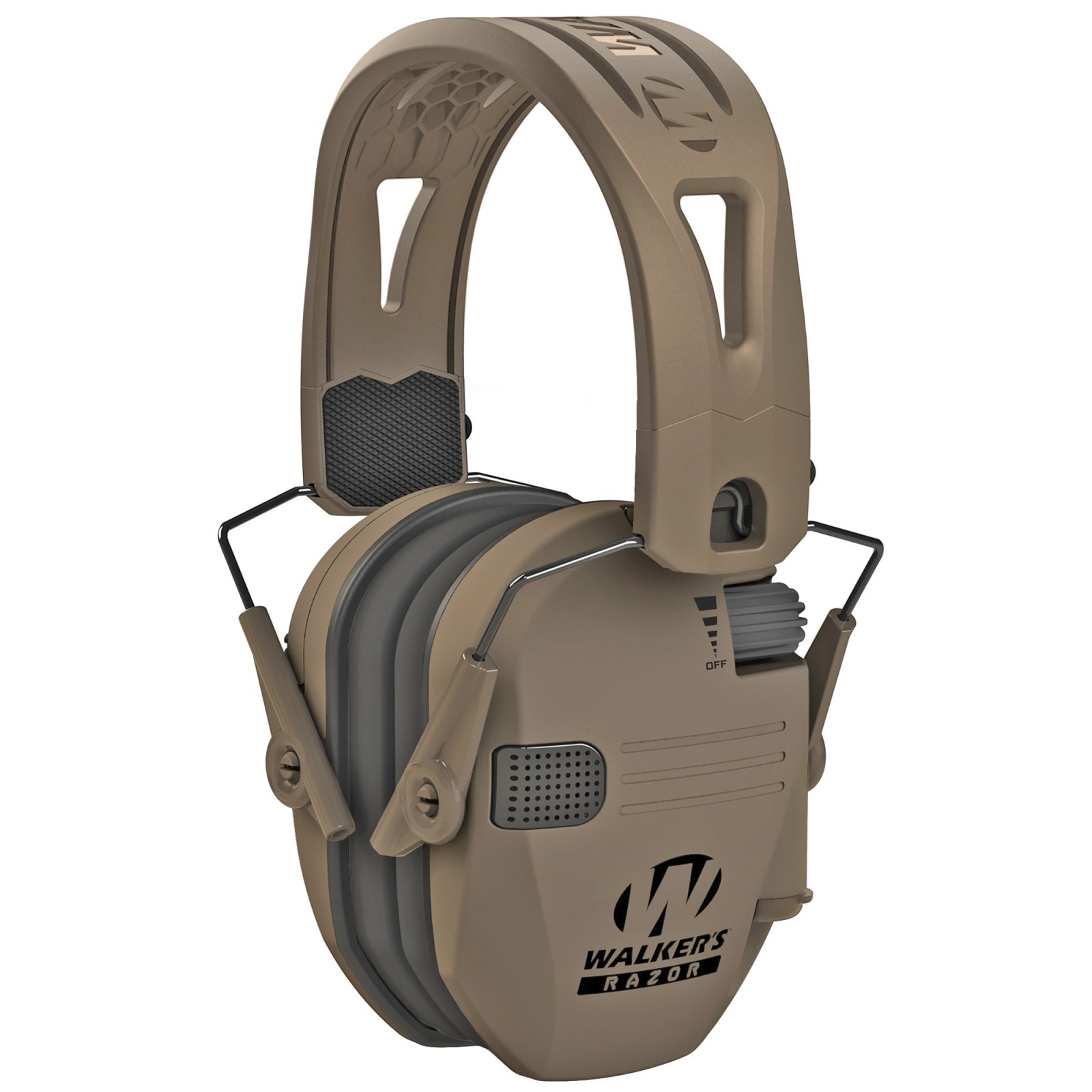 Walkers GWP-RSEMRH-MFDE Razor Tacti-Grip Muff FDE Hearing Protection - Walker's