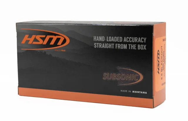 HSM Ammo 86BLK1N 8.6BLK 300gr HPBT 20/25rd - HSM Ammo
