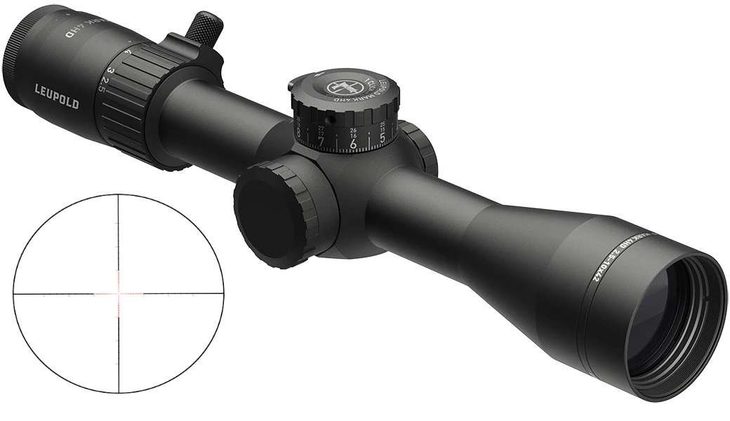 Leupold Mark 4HD 2.5-10x42mm Illuminated TMR FFP Reticle Riflescope 183738