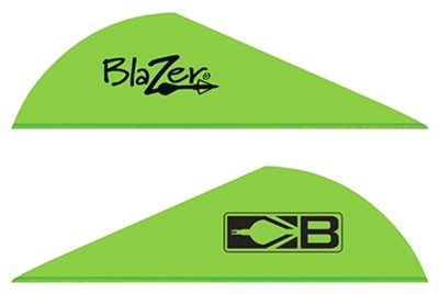Bohning Blazer Vanes Neon Green 100 pk. 10832NG2
