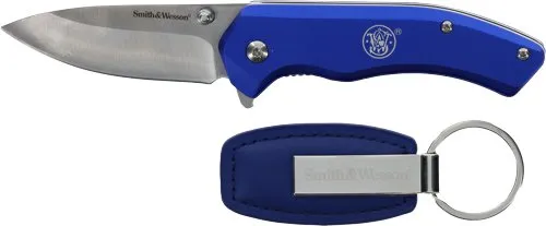 Smith & Wesson 1259484 Knife Folder Keychain Combo Promo Q3 26'