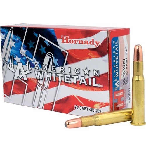 Hornady American Whitetail 30-30 Win 150 Gr InterLock 20 Rounds Box