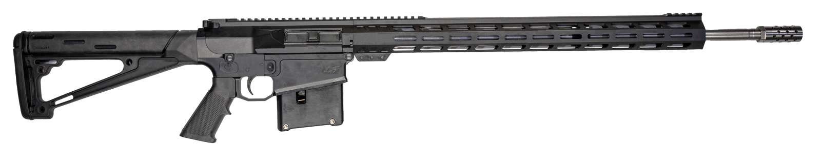GLFA GL10LA270SSBLK AR-10 .270 Win 24" 5+1 Black M-Lok Muzzle Brake - Great Lakes Firearms - .270 WINCHESTER