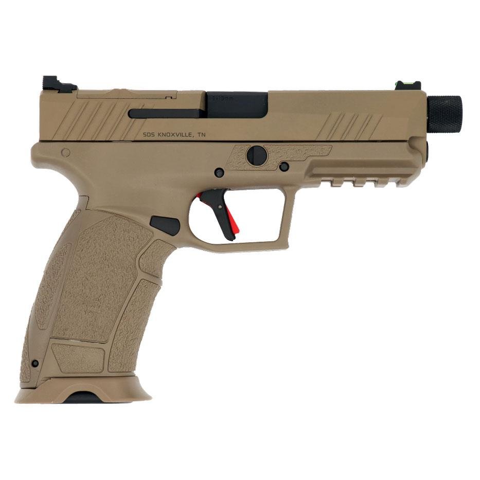 Tisas PX-9 Gen 3 Duty-TH FDE Semi Auto Pistol 9mm Handgun 18rd & 20rd Magazines (2) 4.69 Barrel FDE