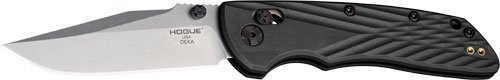 Hogue 24379 Deka 3.25" Black Polymer Clip Point Blade ABLE Lock Folder - Hogue - CLIP POINT
