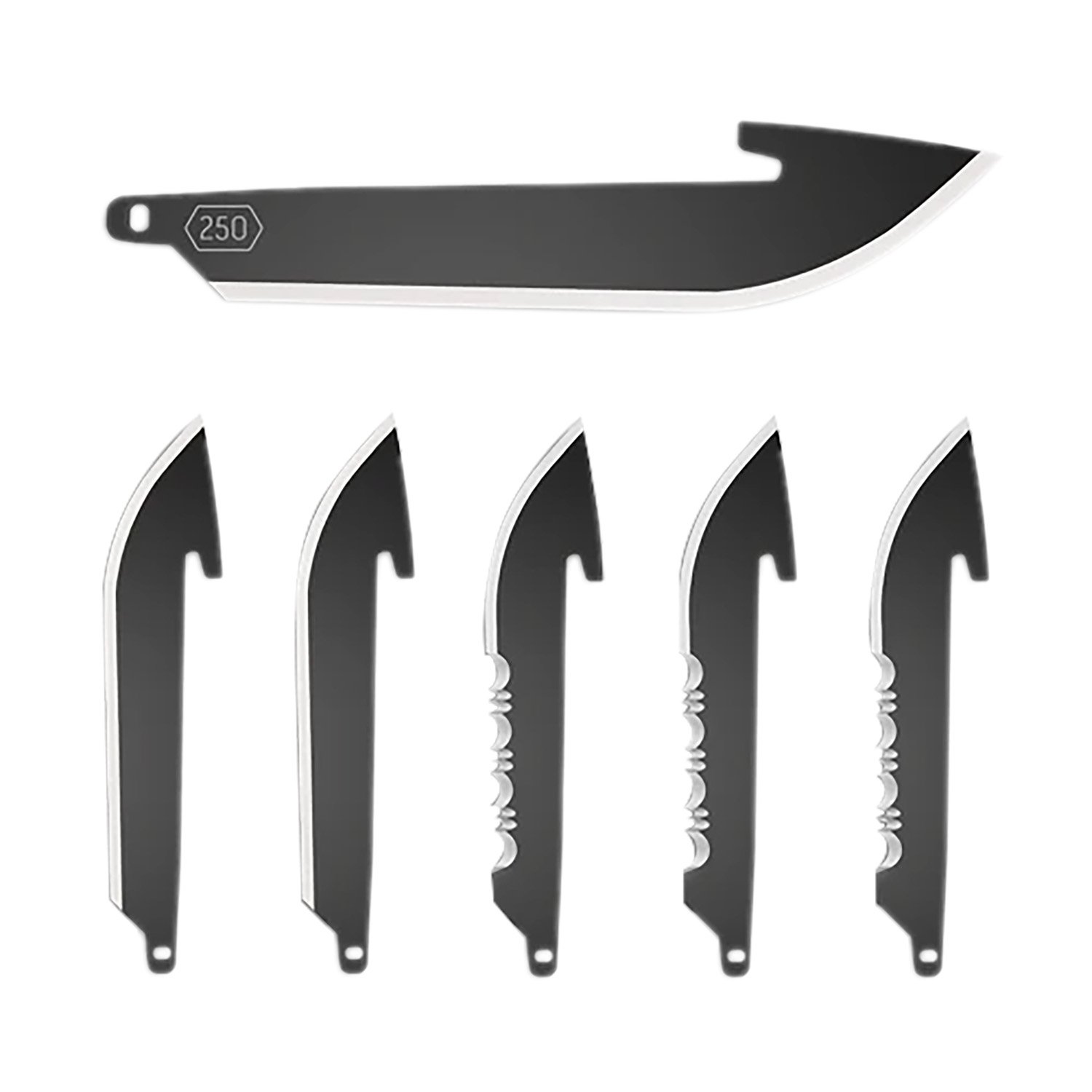 Buy Outdoor Edge 2.5" Carry Drop Point Combo Black, 6 Blades online