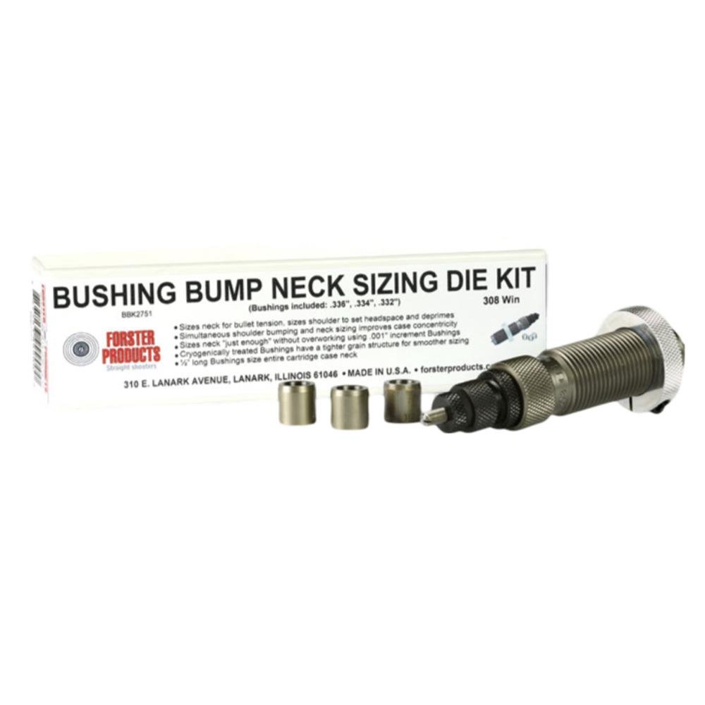 Forster BBK2409 6.5 PRC Bushing Bump Neck Die Kit - Forster Products, Inc. - 6.5 PRC