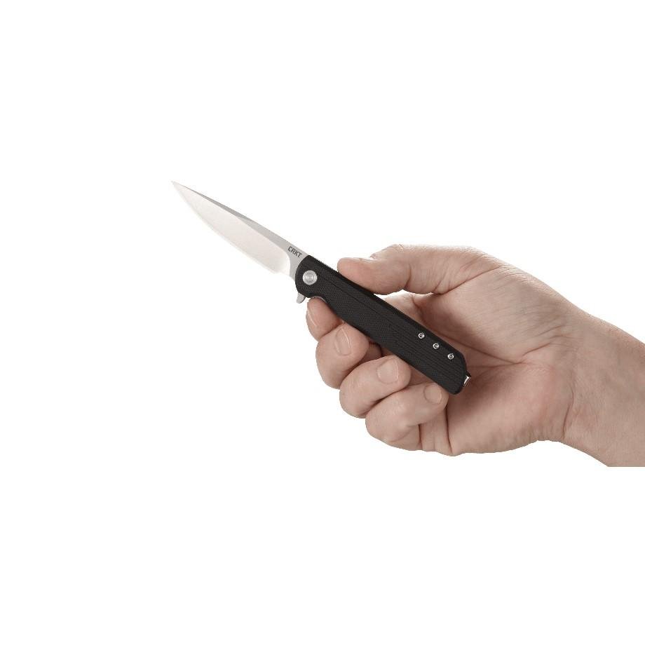 CRKT 3801 LCK+ 3.33" Flip Open Knife with IKBS Bearing and Nylon Scales - Columbia River Knife & Tool