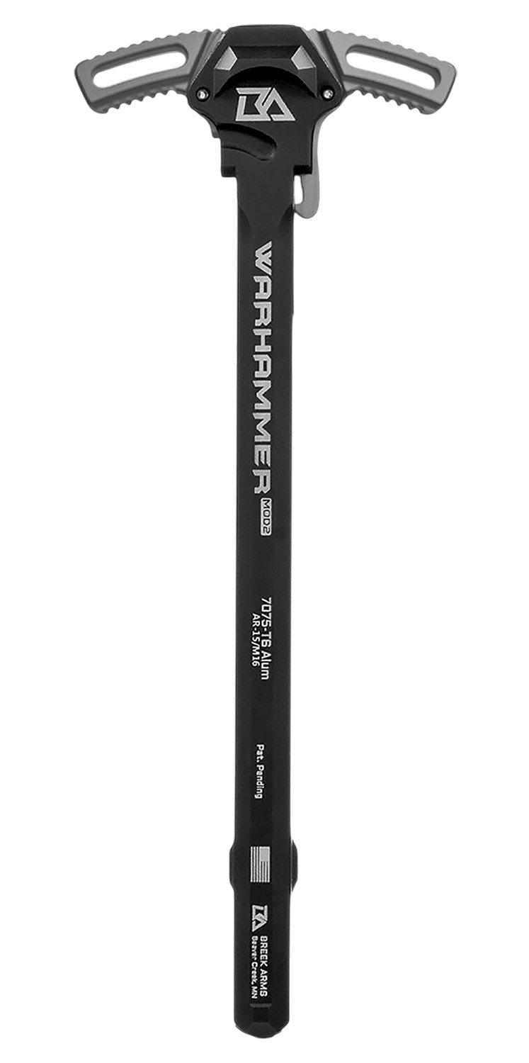 Breek Arms BRK522-MGRAY AR-15 Warhammer Mod2 Ambidextrous Charging Handle - Breek Arms - WARHAMMER
