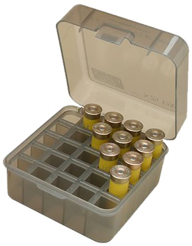 Buy MTM Molded Products S25D-41 Shotshell Case 12/16/20 Gauge Clear Smoke online