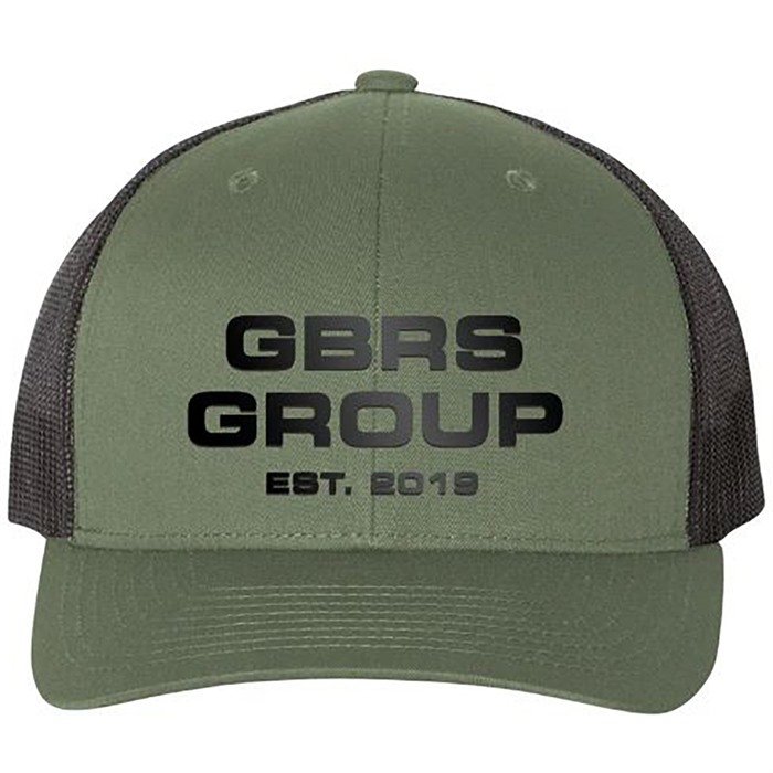 Buy GBRS Group HAT-SIL-GRNBLK Trucker Hat Loden Green Black online