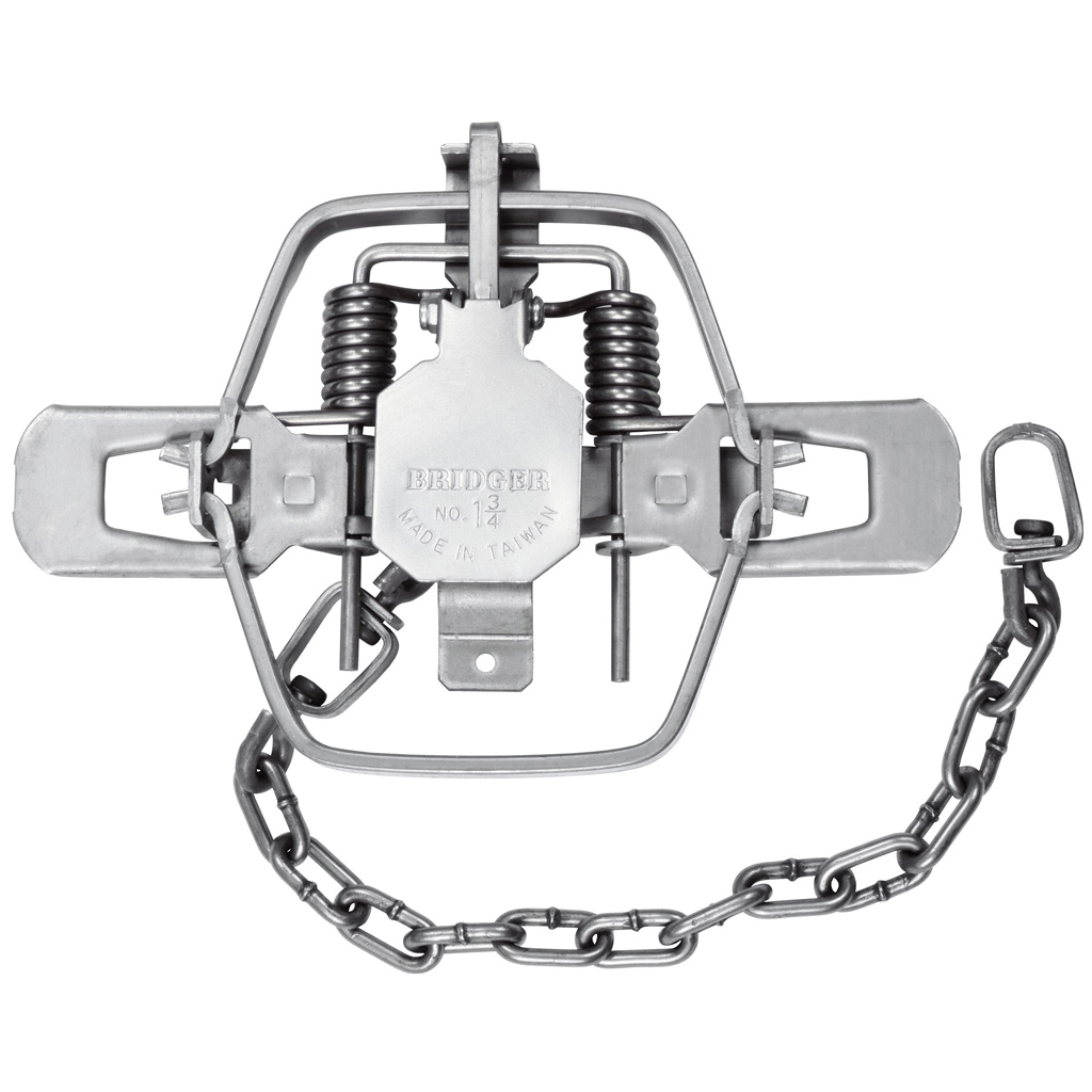 Bridger B-134-01 Coil Trap #1.75 Offset Jaw, 4 3/4" Spread, 1.5 lbs