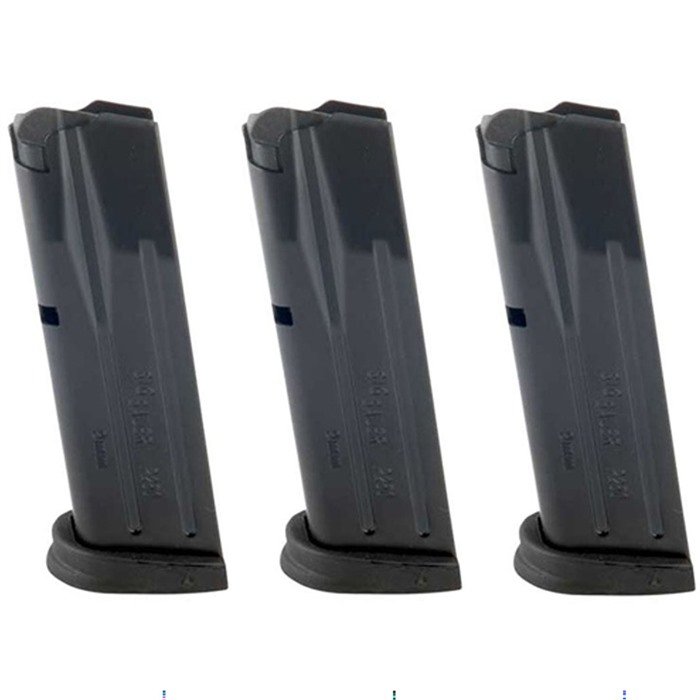 Sig SAUER, INC. P250/P320 COMPACT MAGAZINE 9MM LUGER 15RD BLACK 3/PACK