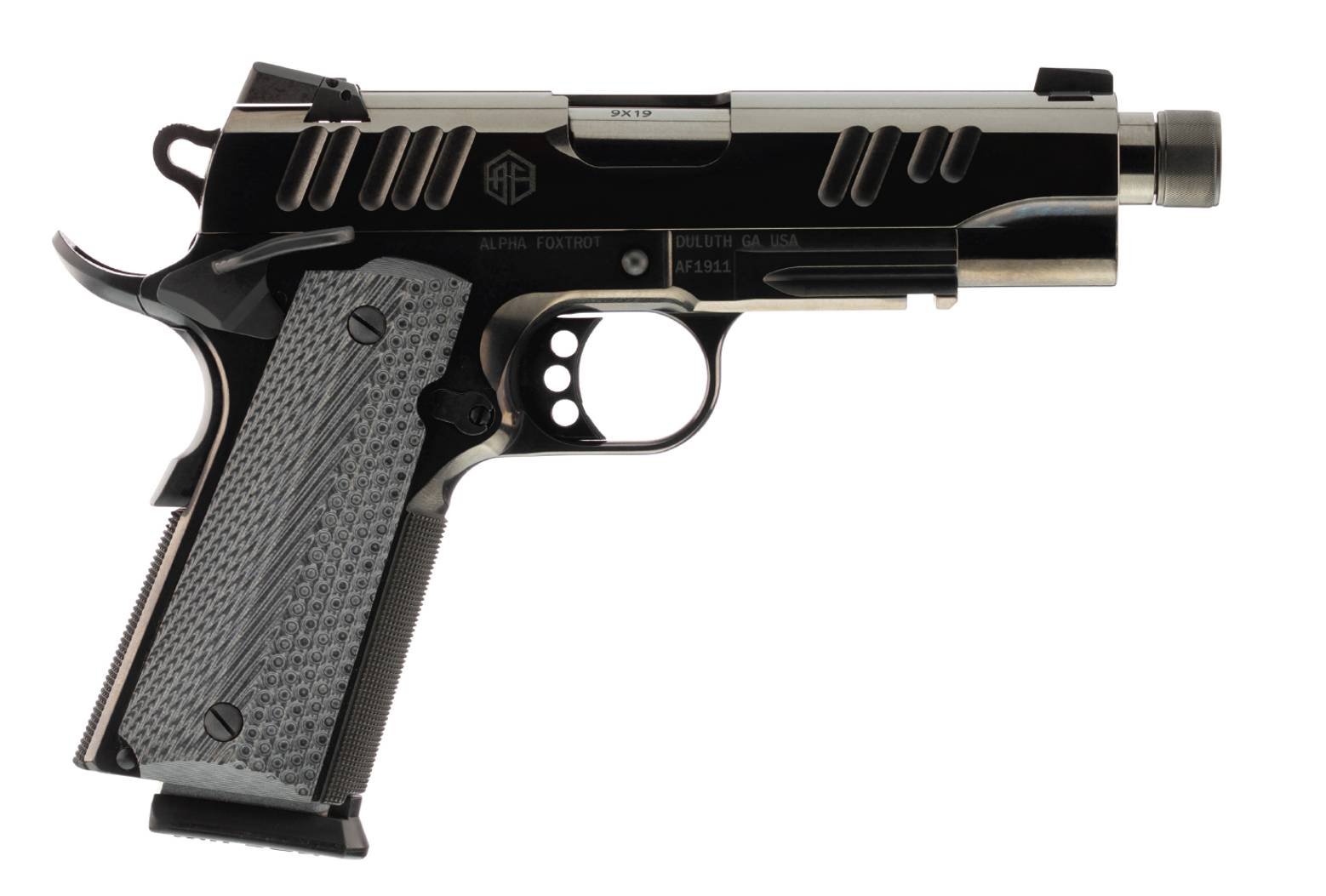 ALPHA FOXTROT AF1911-E HGA 10MM 5IN THREADED BBL P...