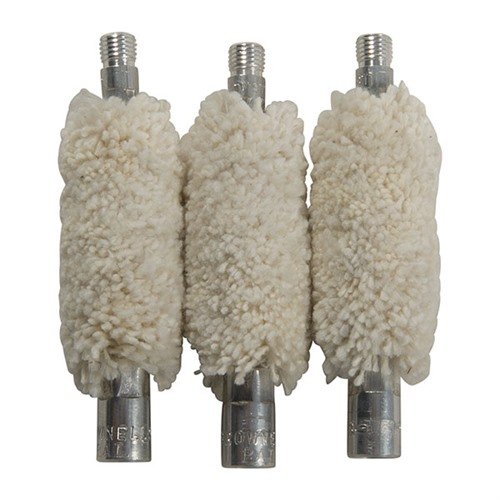 Brownells Double-Up Cotton Mop 12 Gauge 3 Pack - Brownells - 12 GAUGE