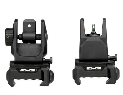 Meprolight 407100 CABS Co-Witness Backup Sights Blank Rear Green Front - Meprolight